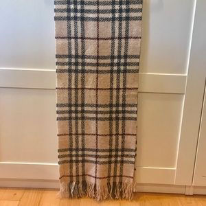 Authentic Burberry Scarf- 100% Merino Wool